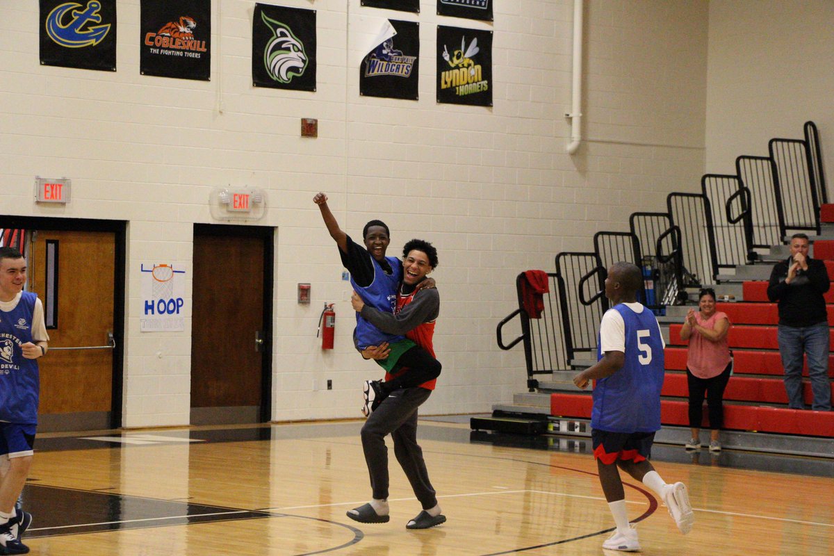 ENCMBB's tweet image. Eastern Nazarene College 🤝 Special Olympics MA