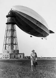 Airship docks.