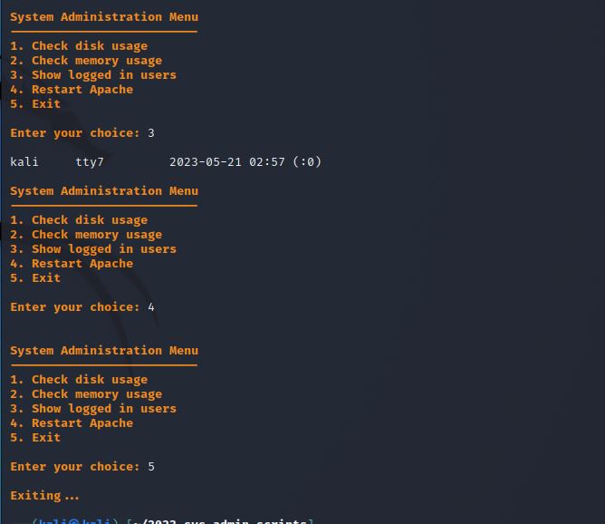 2023: Bash script for system administration - II
#100DaysofCode #infosec #linux #webdev #devops #devsecops #database

coder1life.blogspot.com/2023/05/2023-b…