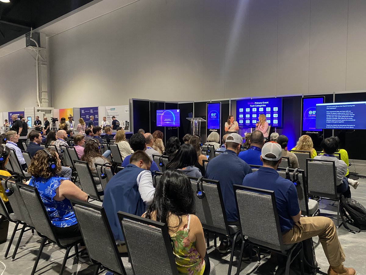 Great to see well attended sessions on all the #ETLVegas24 theatres. There’s still plenty more to come this afternoon!

Check out the agenda here: eventtechlive.com/las-vegas-agen…

#eventtech #eventprofs #techshow #eventtrends #eventtechnology