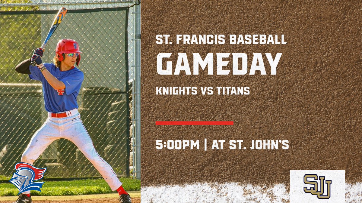 Varsity Baseball looks to complete the season series sweep vs the Titans! First pitch is set for 5pm. JV is in action at Kober Field at 5pm. #GoKnights