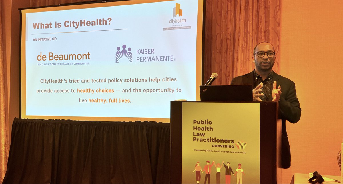 Thanks for the opportunity to speak with public health law practitioners about policymaking and legal epidemiology! Great to see so much excitement about working at the local level to advance health policy. Great conference! @NACCHOalerts @akeemstweets #PublicHealthLaw #PHLPC24