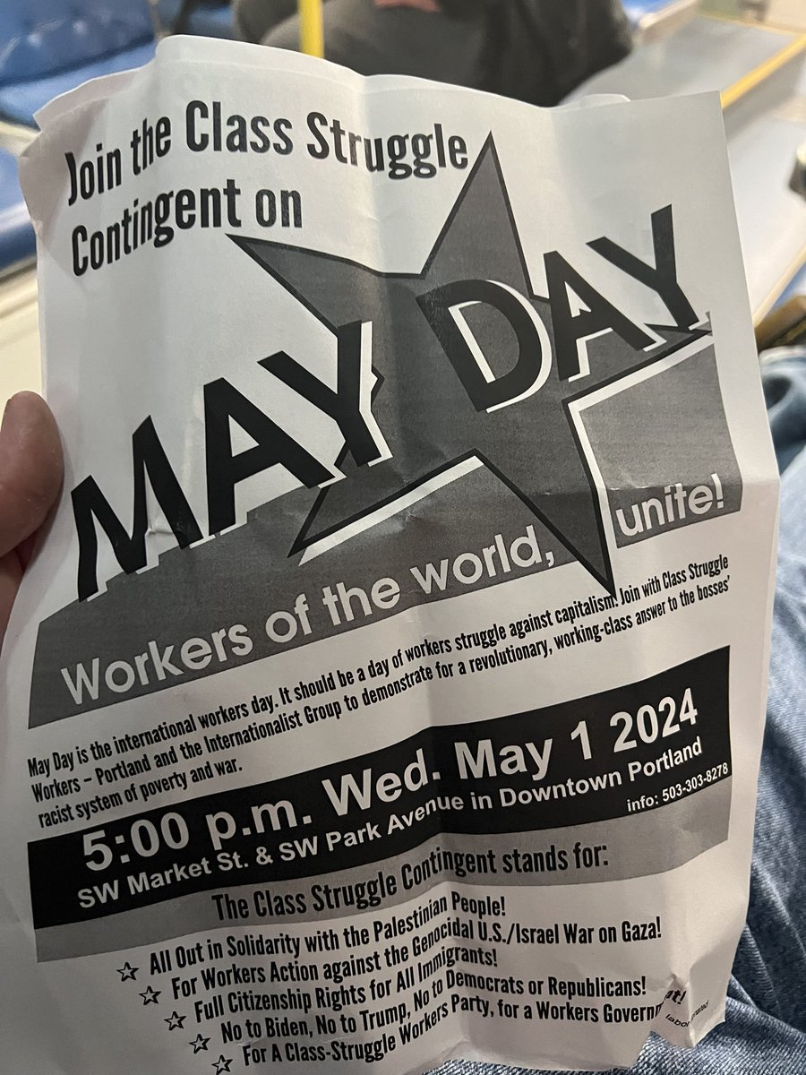 The far left is organizing a May Day gathering today in Portland nearby the @Portland_State Gaza library siege by Antifa. The extremists are calling for a downfall of the U.S. and use the rally to distribute extremist texts to radicalize and recruit people.