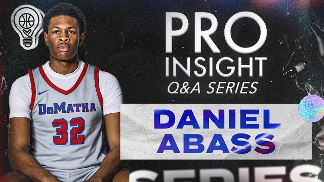Pro Insight Q&A series: Daniel Abass 🔗youtu.be/vhfC8TC4ruo
