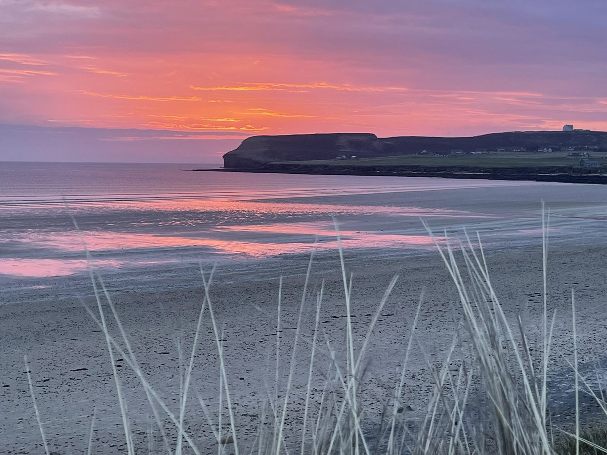 Tonight’s sunset at the top of the UK #nc500