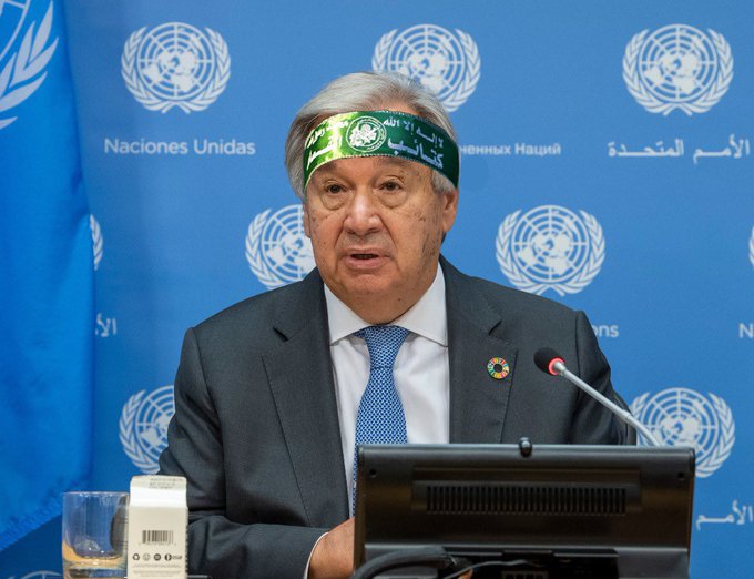 Recent News:
    Speaking in Geneva, UN chief Guterres deplores how the UN Security Council failed to counter Israelâ€™s operation in Gaza (link below), which he says has 'undermined its authority.'
   Really?  Is that what undermined UN 'authority?'
     Not the 12+ proven