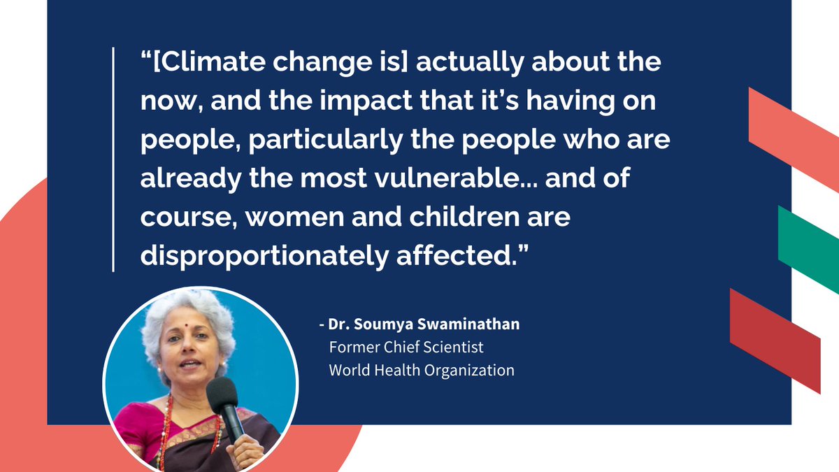 ICYMI, a recent article from @dailymaverick: 'Women and children hit hardest by climate change, global health conference told' ➡️ ow.ly/yiXK50Ru89w #ClimateChange #GlobalHealth