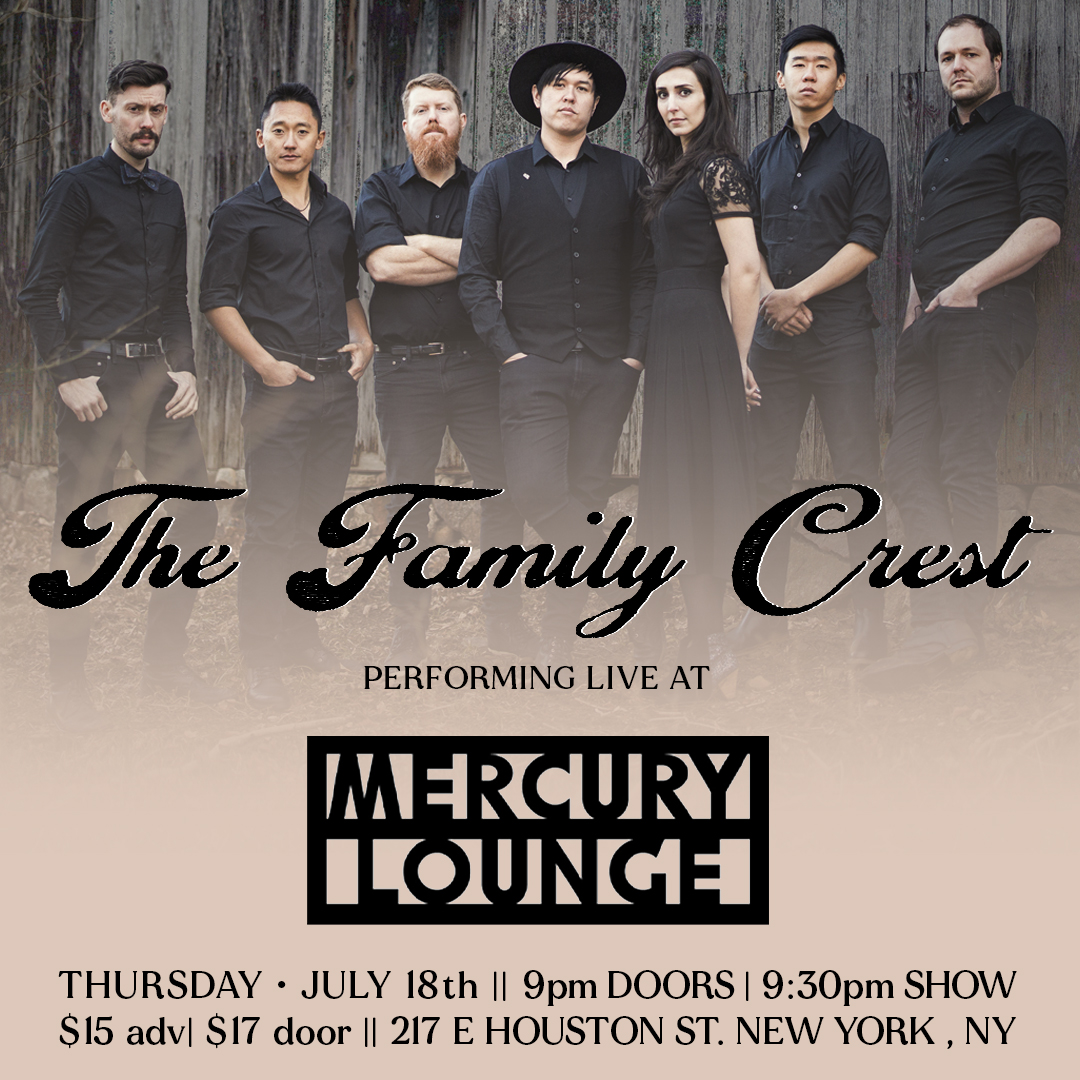 *JUST ANNOUNCED* 7/17 The Family Crest Tickets on sale Friday at 10am! →ticketmaster.com/event/000060A1…