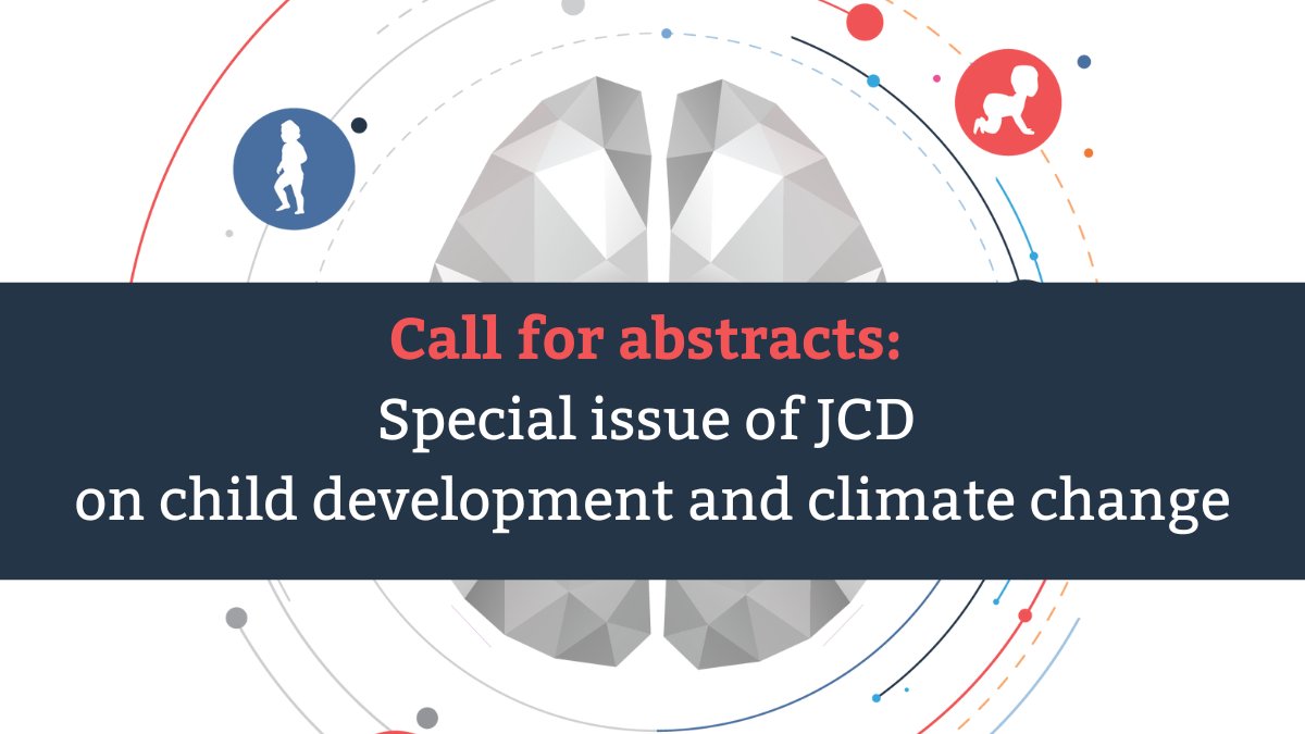 Cog Dev Society (@cogdevsoc) on Twitter photo Call for abstracts: Special issue of JCD on child development and climate change. Abstracts are due May 31. Submit your research now and be part of shaping the discourse in our field. <a href="/WeAreTandF/">Taylor & Francis</a>
think.taylorandfrancis.com/special_issues… Call for abstracts: Special issue of JCD on child development and climate change. Abstracts are due May 31. Submit your research now and be part of shaping the discourse in our field. <a href="/WeAreTandF/">Taylor & Francis</a>
think.taylorandfrancis.com/special_issues…