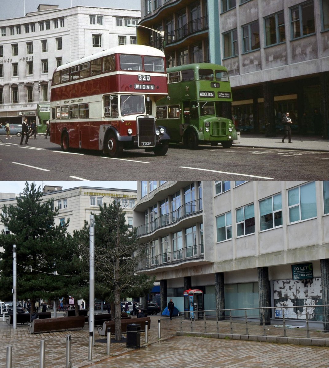 Derby Square, 1960s and 2024