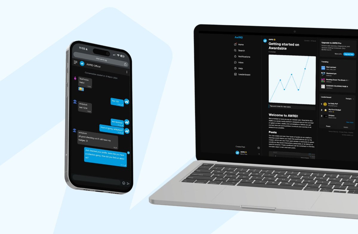 We are gearing up to release two major features that will complete v1.0 of the AWRD social experience.

The return of the Combiner
The Combiner is a popular feature from our previous versions, now rebuilt and reimagined for our latest iteration.

This feature allows you to use