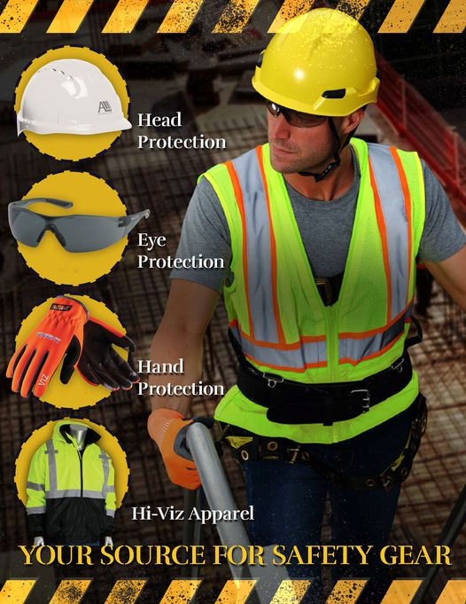 June is National Safety Month. Gear up with safety equipment for your employees! #brandedmerchandise #promotionalproducts #NationalSafetyMonth #ThinkVamos