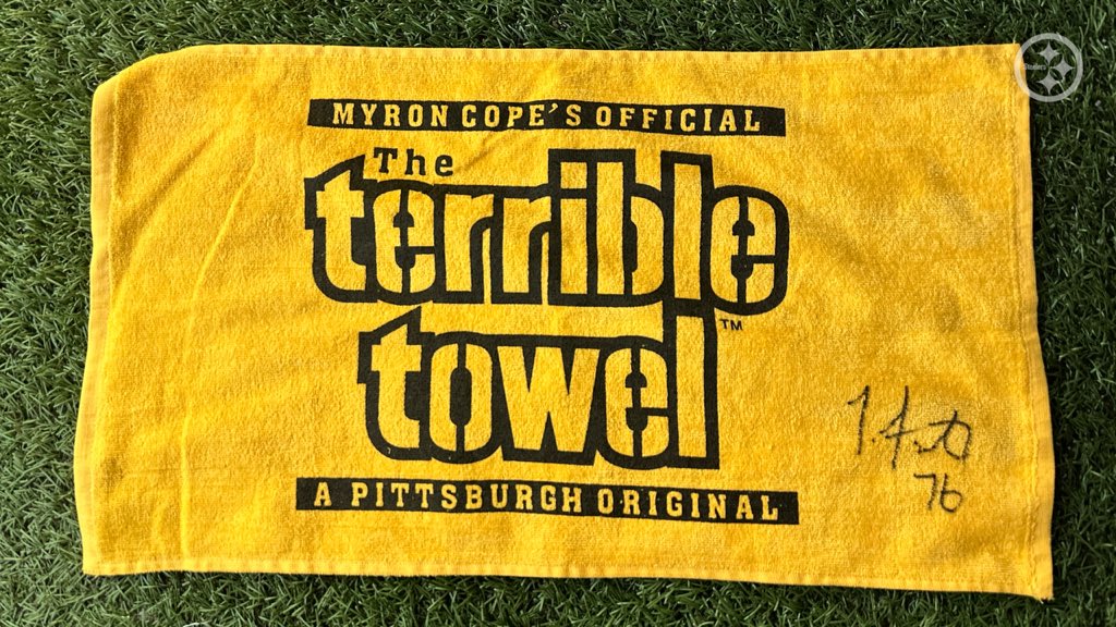 Who wants this signed @tFautanu Terrible Towel⁉️ RP for your chance to win!
