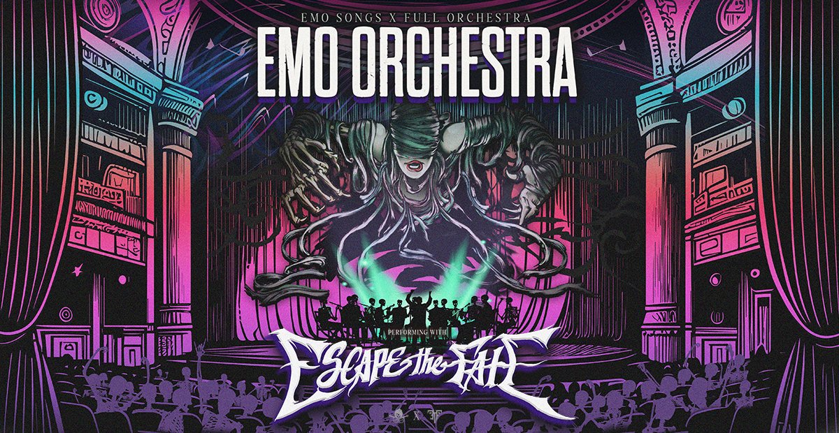 ONLINE OFFER 💀 @Emo_Orchestra arrives this Friday with a 14-piece orchestra! Select seats $35 w/code FLOWER 🎟️ rutheckerdhall.com/events/detail/… Select seats in rows Q-T. Ends 5/3 @ 7:29pm. Apply code prior to selection. Cannot be combined. Does not apply to previous purchases.