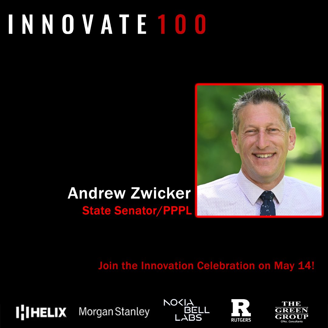 I’m honored to join so many great leaders for our efforts in driving innovation within NJ. Hope you can join us as we celebrate innovation on May 14th, visit innovatenewjersey.com #innovate100 #innovation #leadership #collaboration #innovatenewjersey