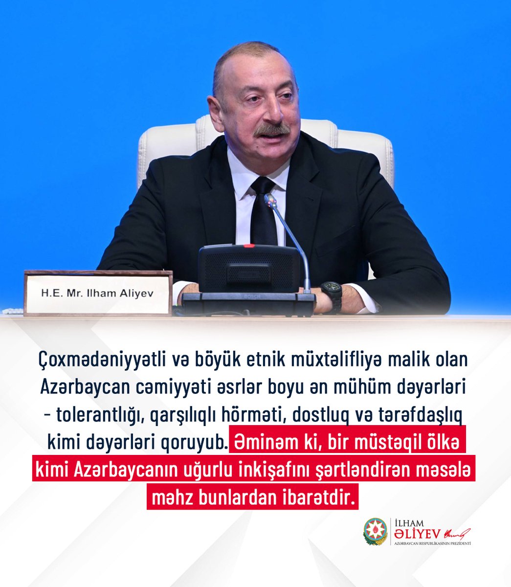 İlham Əliyev (@azpresident) on Twitter photo 2024-05-01 20:18:30