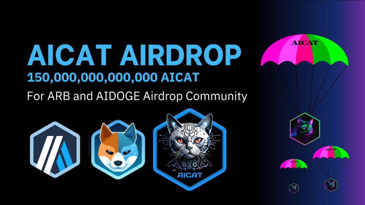 🎈 ARB AIDOGE Community Airdrop🎈

👉 arbaicat.com

It’s time to opt out of the rigged memecoin casinos and join the movement for free and fair.

$AICAT is a 100% fair sport, 0% team allocation，fully decentralized.

#Airdrop #ARB #Aidoge #meme #aicat