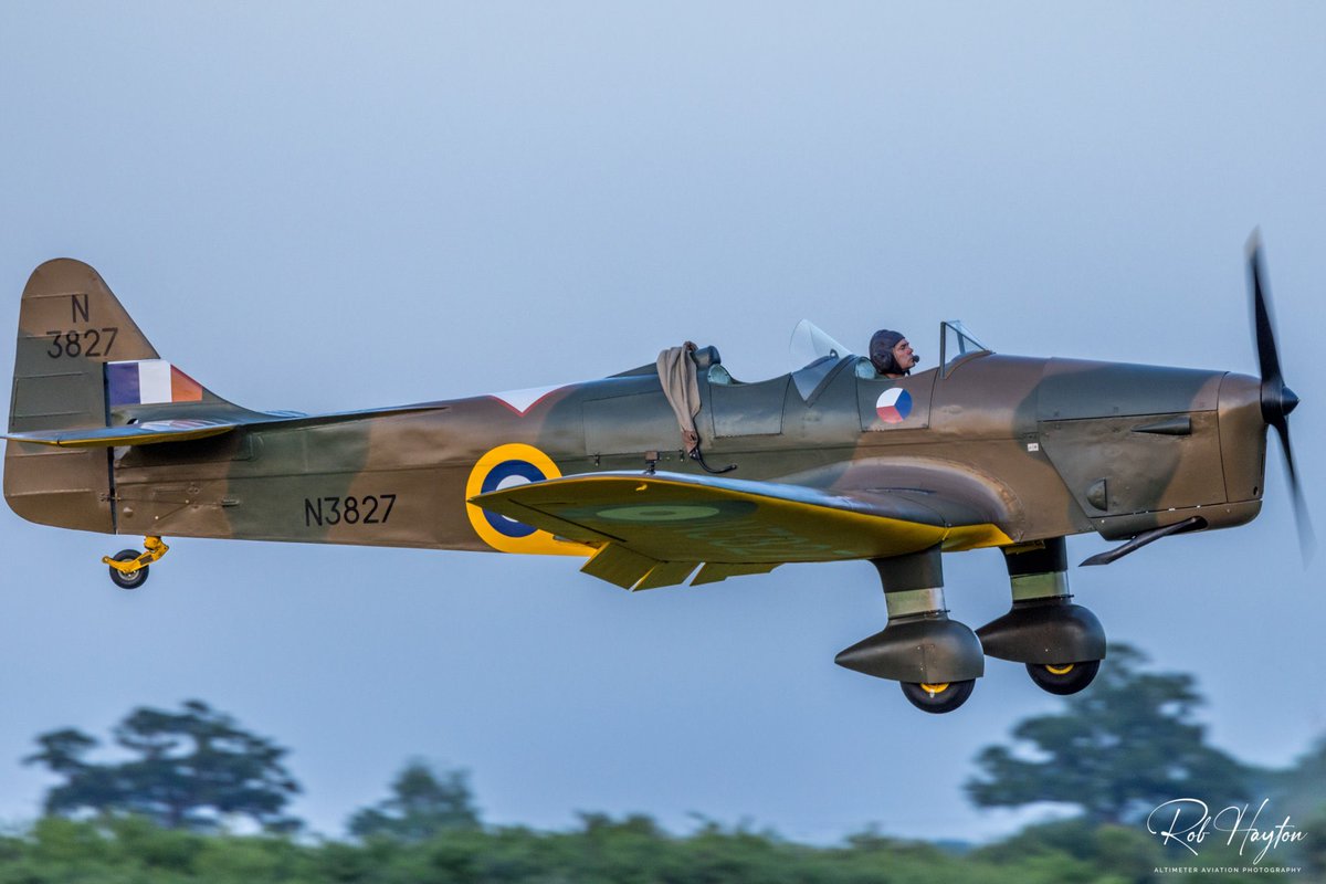 Another shot on this Mayday evening of Mark Sharp in the gorgeous Miles Magister I M.14A N3827 at the Shuttleworth Evening of Espionage Airshow in May 2022…⁦@ShuttleworthTru⁩ ⁦@svas_oldwarden⁩ #shuttleworth #oldwarden #theshed #shed #spitfire #seahurricane