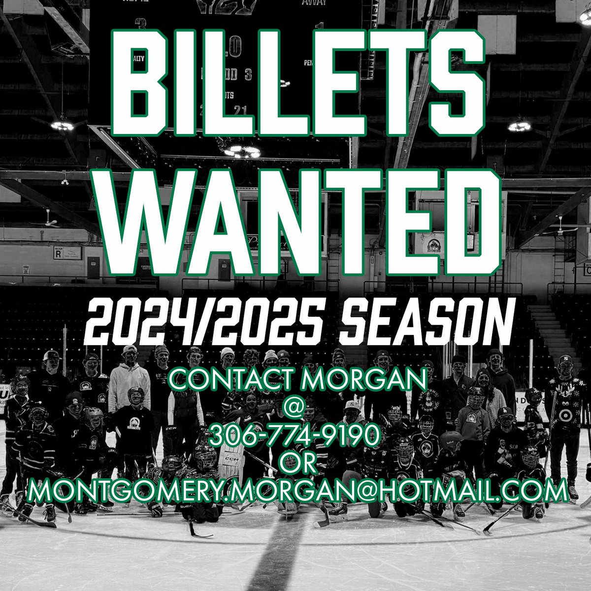 We're looking for Billets for the 2024/2025 season!! Billeting is a great opportunity to be part of the Broncos family! Benefits include tickets, exclusive events, and more! Contact Morgan at 306-774-9190 or montgomery.morgan@hotmail.com