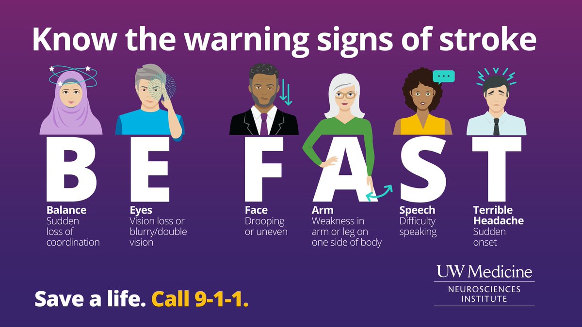 May is Stroke Awareness Month! Our neuroanesthesiology team partners with @UWMedNSI to treat patients undergoing stroke & other neurological procedures. Learn to recognize stroke symptoms & treatment options: bit.ly/4doZUvC.