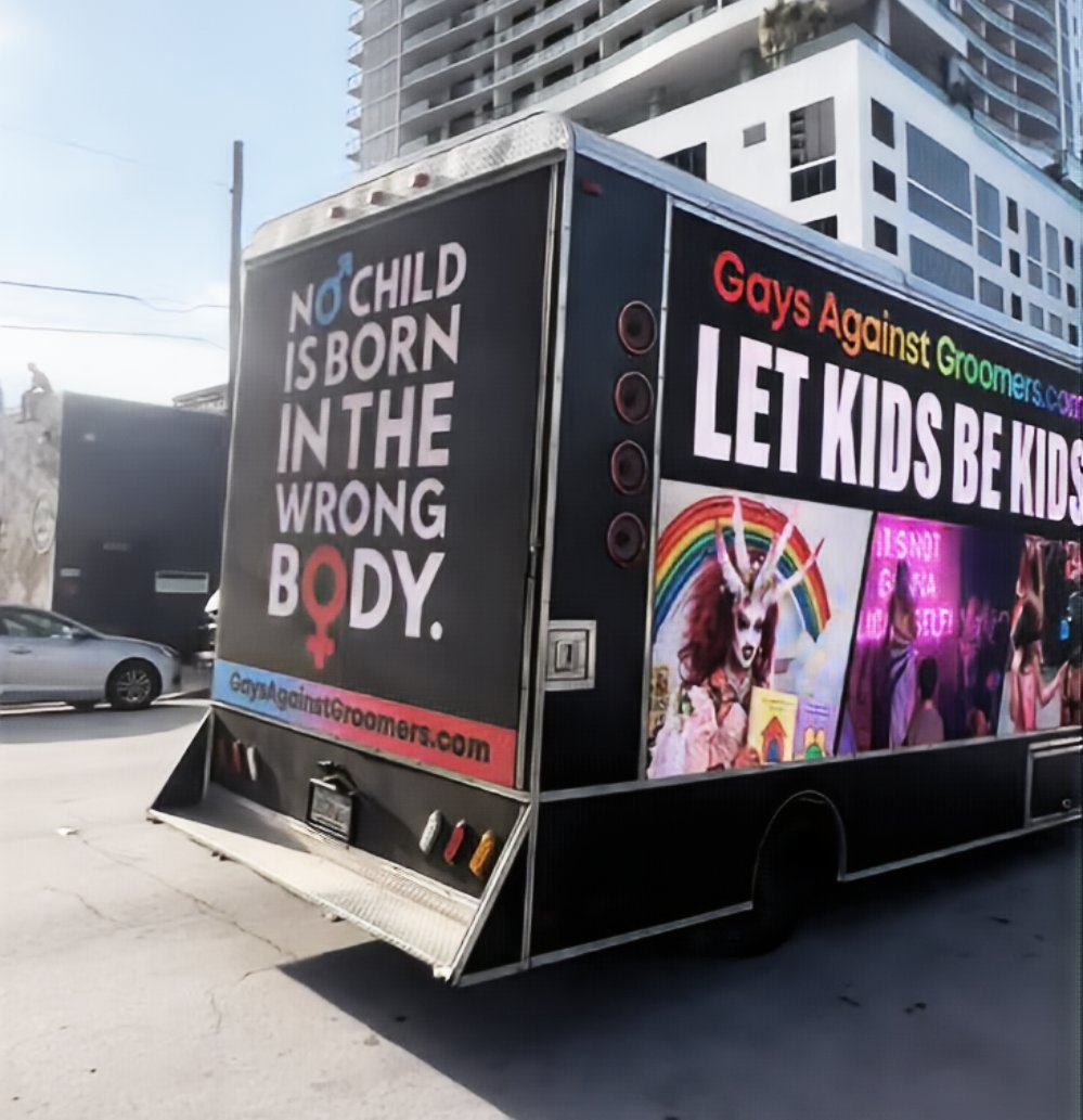 Friendly reminder that corporate giants like @GLAAD try to burn us at the stake and launch vicious hate campaigns against our organization for fighting gender ideology's war on children. Eventually, it becomes clear who the actual villains are. Also, our trucks are better💅