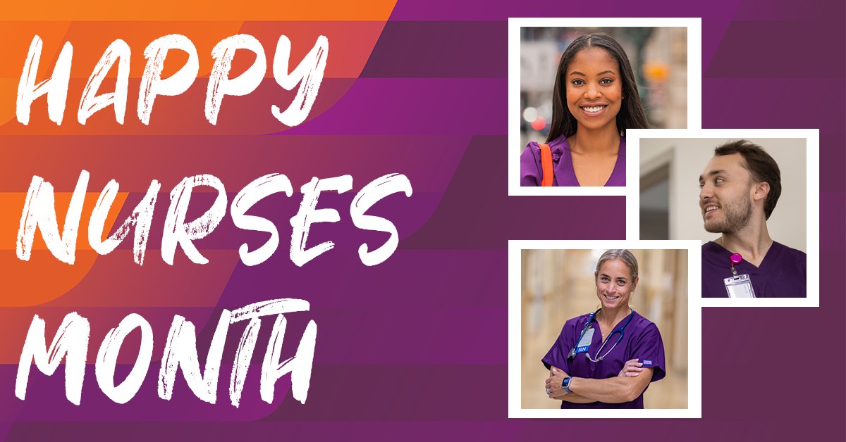 Nurses make a difference. You make a difference. This Nurses Month, we celebrate all the positive impacts all nurses make every day! We are impressed by your hard work and drive to heal others. Thank you! #NursesMonth