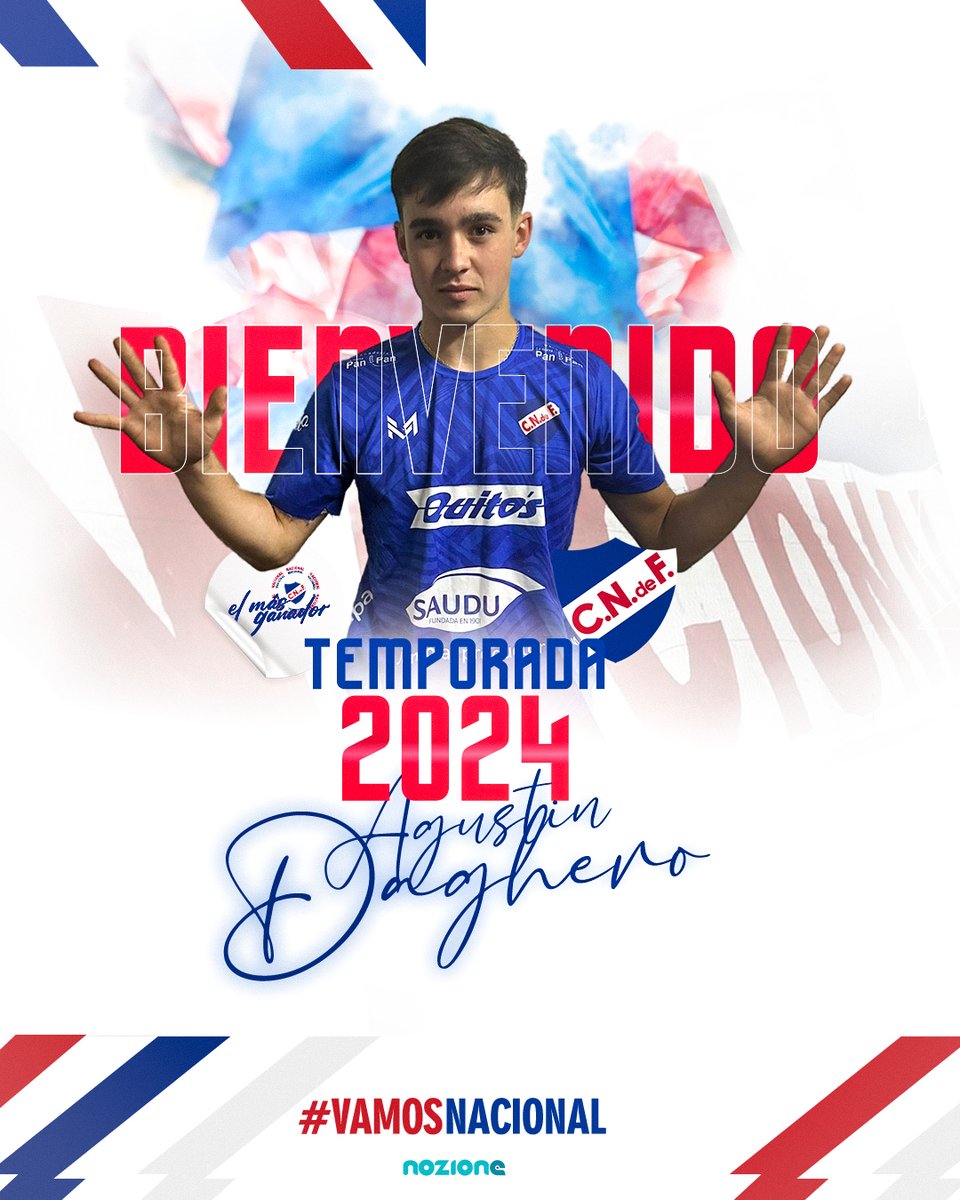 🧤 Bienvenido Agustín Daghero 𝑎𝑙 𝑚𝑎́𝑠 𝑔𝑎𝑛𝑎𝑑𝑜𝑟! #Tempoara2024 

↔️ Maracaná  

#VamosNacional 🔵⚪🔴