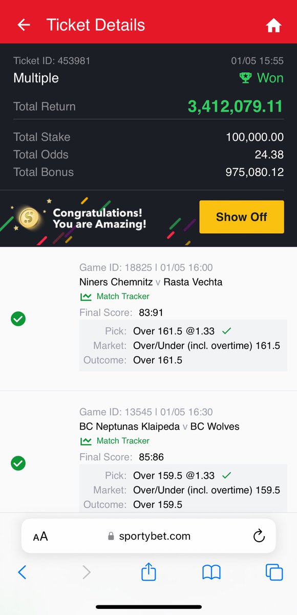 ‘May’ Started Niceeeeeeee😇 24 odds Home😮‍💨💰 100k Giveaway Rt massively😊 Congratulations if you played, Drop those beautiful won slips🤩👇