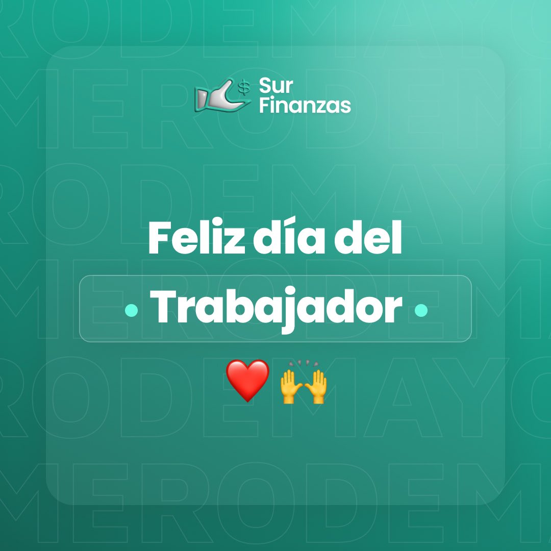 Feliz día!✨ #diadeltrabajador #surfinanzas