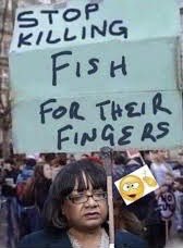 Diane Abbott…. Stop killing fish for their fingers