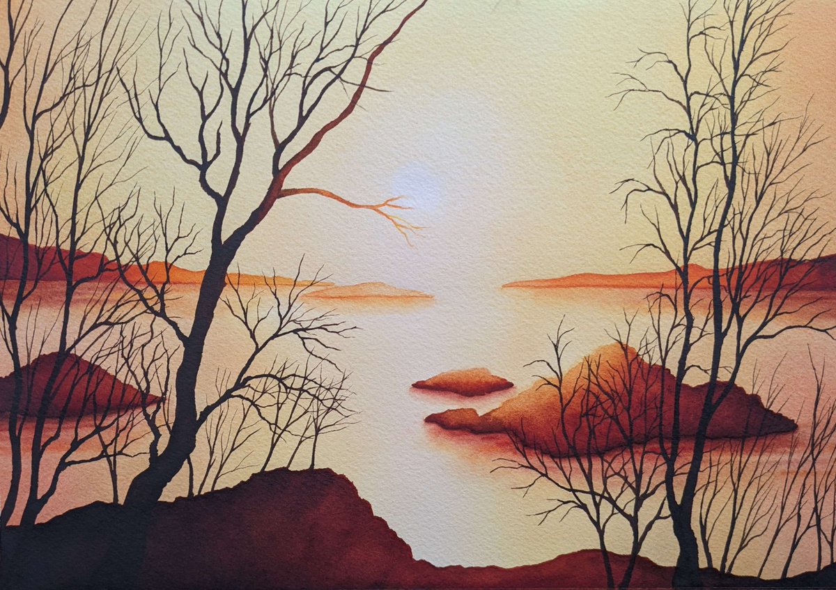 Live now! Adding lots more branches to this painting. Perhaps starting a new piece later😊

twitch.tv/random_violette

#twitchartist #art #traditionalart #watercolour #watercolourpainting #watercolor #watercolorpainting #landscapepainting #smallstreamer #SupportSmallStreamers