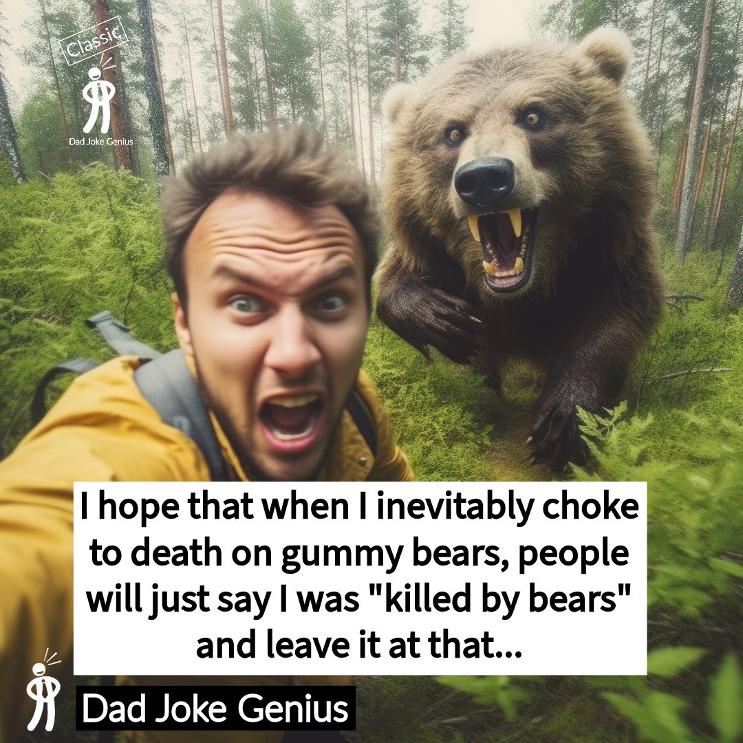 #bearattack #dadjoke #dadjokes #dadjokegenius #funny
