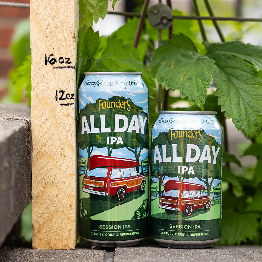 *Sniffle...they grow up so fast. All Day 16oz. cans are making their way to you! Keep your eyes peeled for these mid-sized boys at venues and shelves near you!