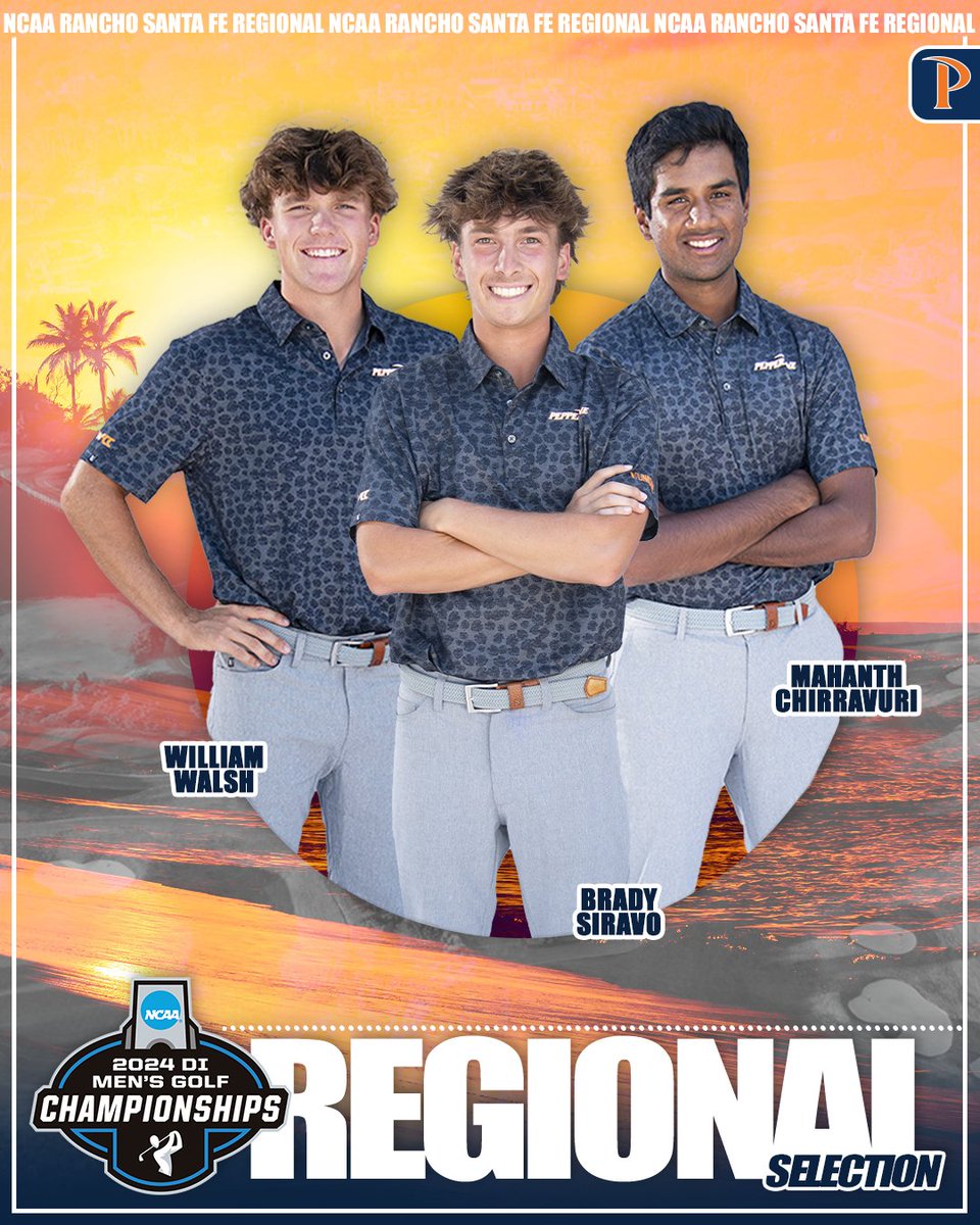 Mahanth Chirravuri, Brady Siravo & William Walsh were selected as individual participants for the NCAA Rancho Santa Fe Regional! #WavesUp