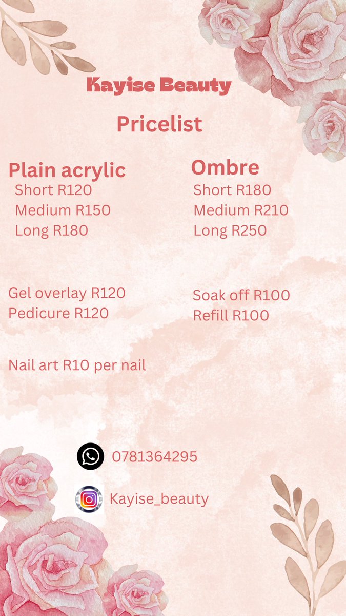 📍Soshanguve Block FF 
☎️0781364295
#Acrylicnails #GirlTalkZA