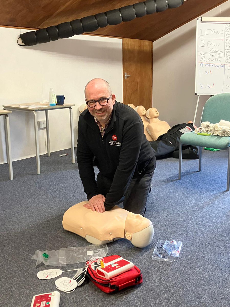 Diolch i Shorecliffe Training Ltd am y cwrs cymorth cyntaf heddiw👏👏 Thank you @shorecliffe training ltd for the First Aid Course today👏👏