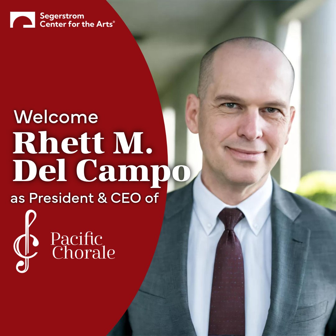 Congratulations to Rhett M. Del Campo on becoming the President and CEO of Pacific Chorale effective today! Wishing you success as you lead this esteemed organization into a new chapter of musical excellence. cultureoc.org/post/pacific-c…