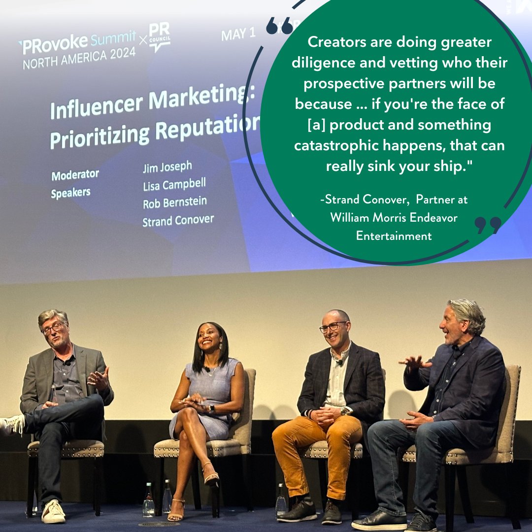 Today, #client Lisa Campbell and #partner Strand Conover joined Ketchum onstage at the @Provoke_News SABRE Summit discussing how to make the right kind of waves with creator partnerships. Check out these quotes from the session.