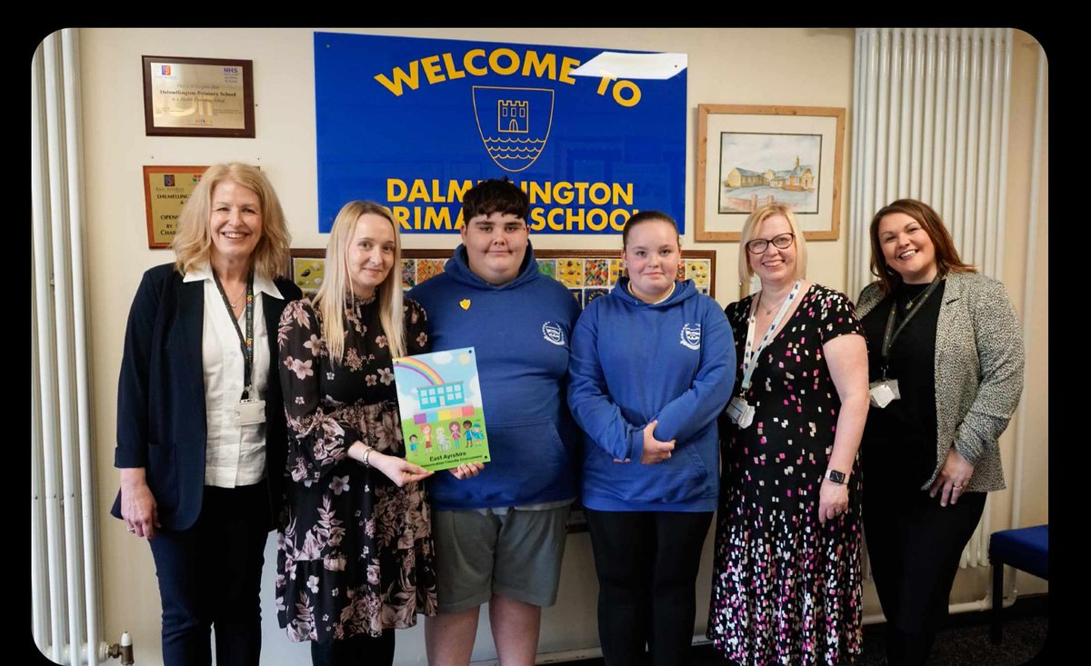 We are very proud to have been presented with our Communication Friendly Schools accreditation today. Thank you to <a href="/EACattainment/">EAC Attainment Challenge Team</a> and to <a href="/Hayley_SLT/">Hayley M SLT</a> for your support. 
#teamwork #achievement