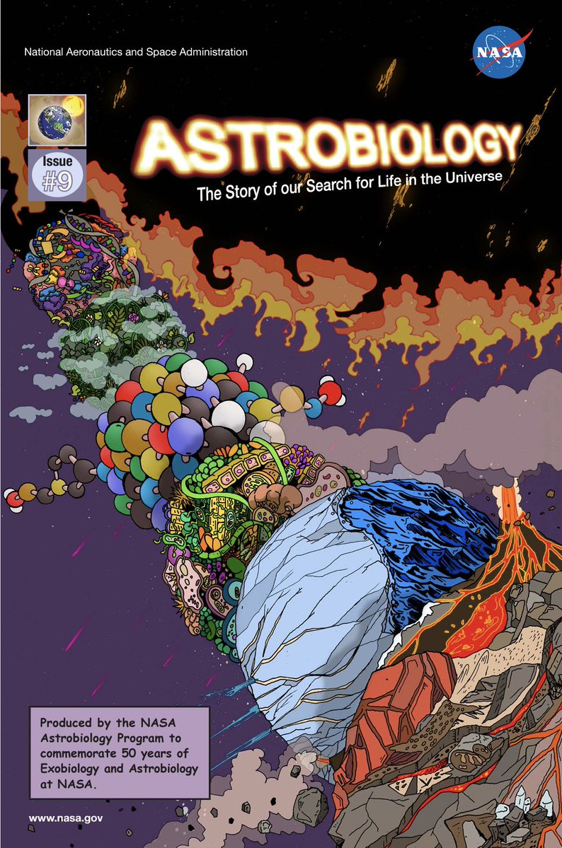 Astrobiologists seek to unravel the mysteries of life in the cosmos, including studying the ocean worlds of our solar system. Download @NASAAstrobio’s latest graphic novel 'Becoming an Astrobiologist' and find out how you can get involved: go.nasa.gov/GraphicNovels
