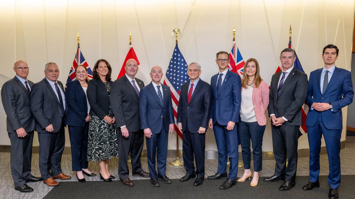 HSI hosts Five Eyes Law Enforcement Group this week in DC; opening remarks by DHS Secretary Mayorkas and Attorney General Garland @DHSgov @TheJusticeDept @HSI_HQ @FBI @DEAHQ @ACICgovau @AusFedPolice @rcmpgrcpolice @NCA_UK @TerrorismPolice @NZPoliceMedia