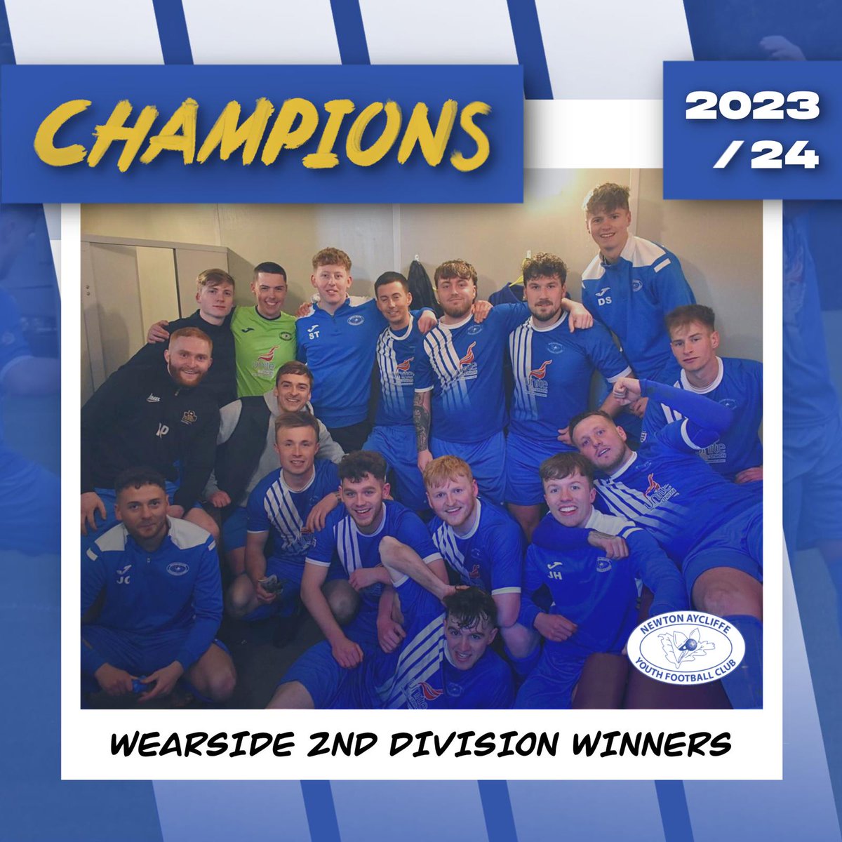 Thursday 3rd May
Wearside league Div 2 trophy presentation, also
🆚 <a href="/RichmondMavs/">Richmond Mavericks</a> 
🏟️ Oakleaf Playing Fields, Newton Aycliffe 
⏰7pm
🎟️Free
Our last home game of the season
