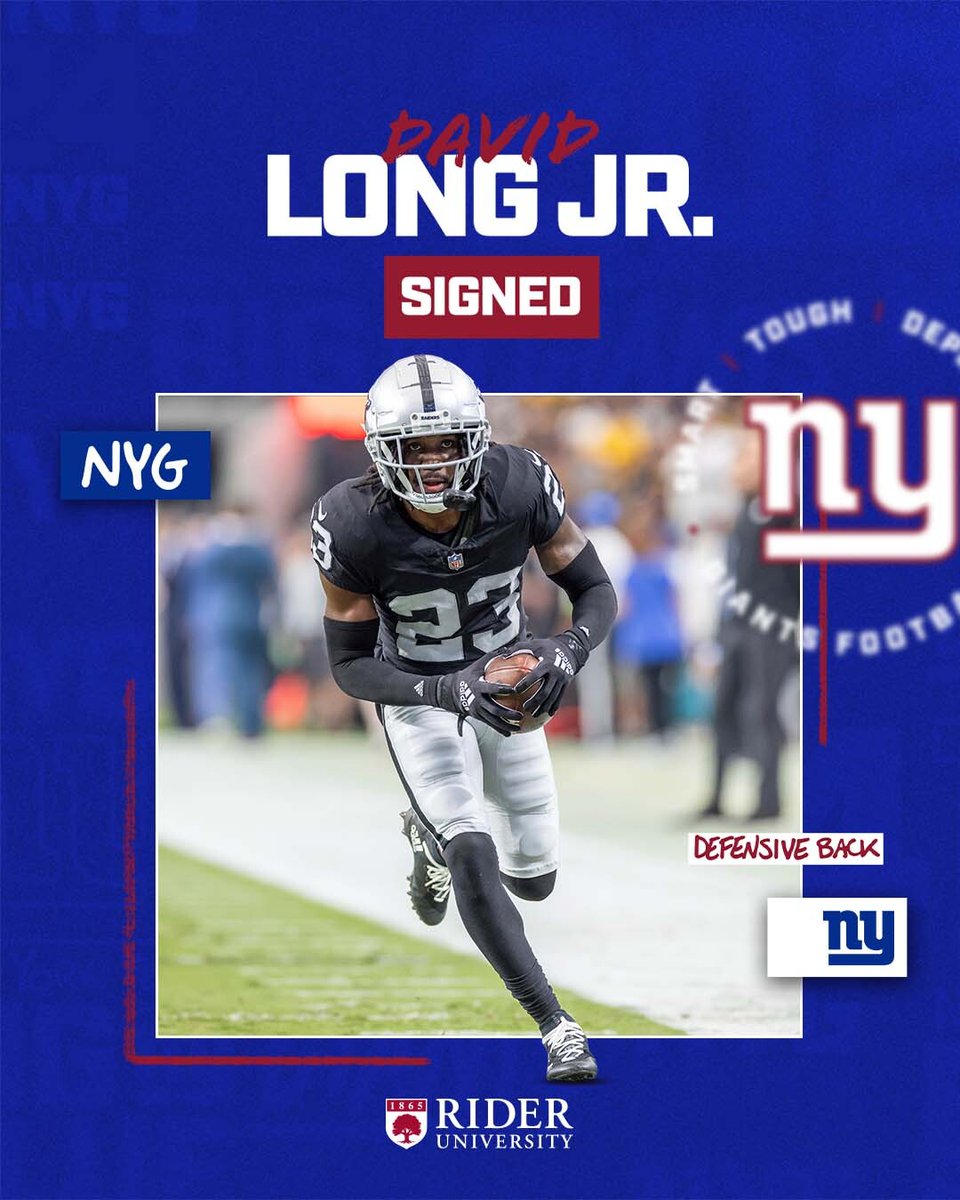 We have signed veteran DB David Long Jr.

Details: nygnt.co/rm51