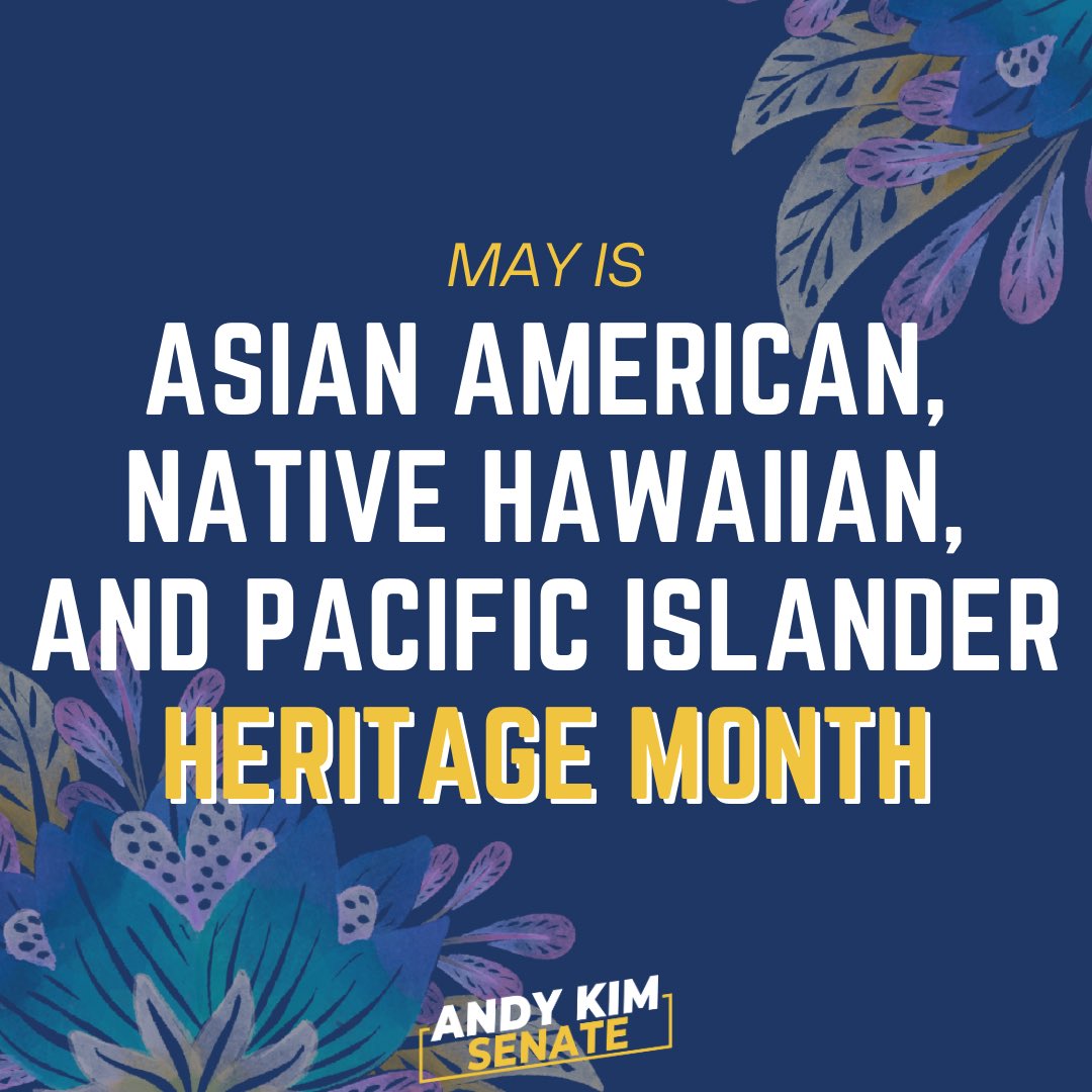 AANHPI Heritage Month is a special month as communities come together to celebrate and uplift one another. It is a real chance for us all to learn stories that are often untold, hear voices left out, and reflect on unique challenges. This May I hope many across NJ join us in…