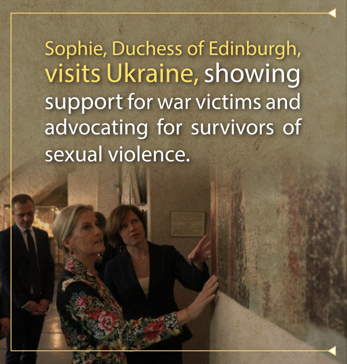 The Duchess of Edinburgh is the first member of the royal family to visit Ukraine since the beginning of the Russian invasion. Sophie's trip is to 'show solidarity with women, men and children affected by war'. #scottishindependence