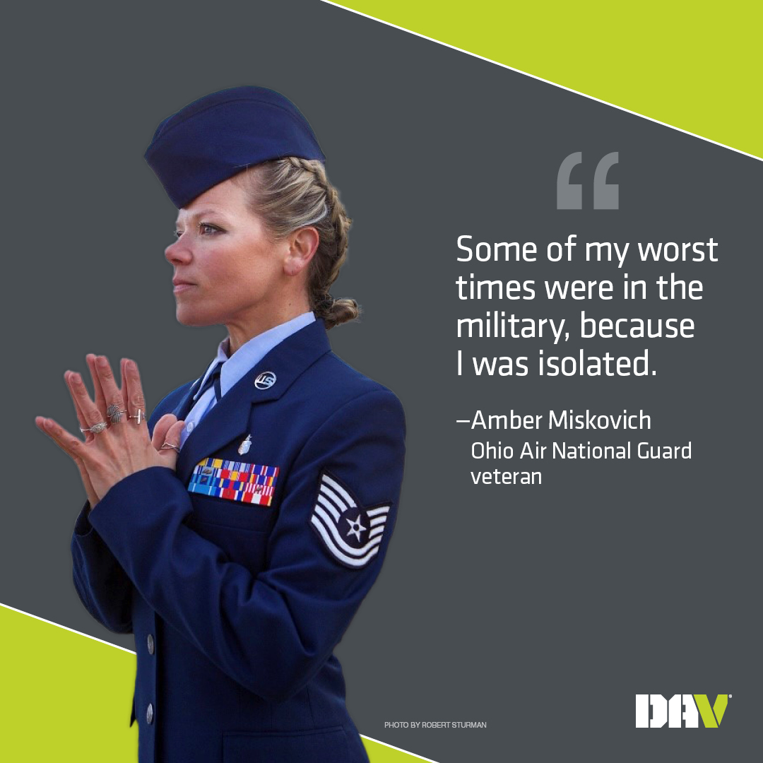 DAV’s “Women Veterans: The Journey to Mental Wellness” is a comprehensive assessment of the unique factors contributing to the staggering rates of suicide among women. Read Amber's story, view the full report and learn more at womenveterans.org. #DAV #WomenVeterans