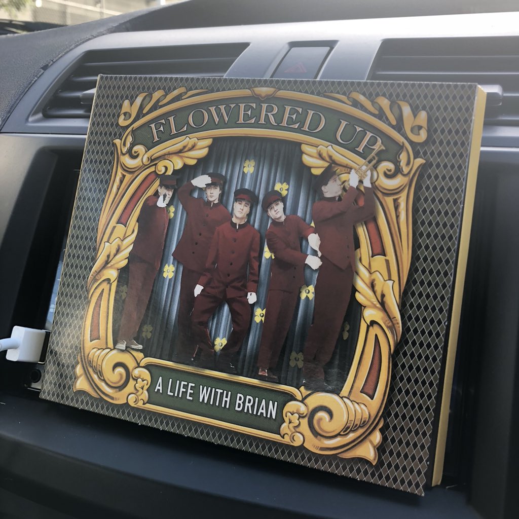 Listening to the new Flowered Up A Life With Brian 2CD set on the way to work 🤙