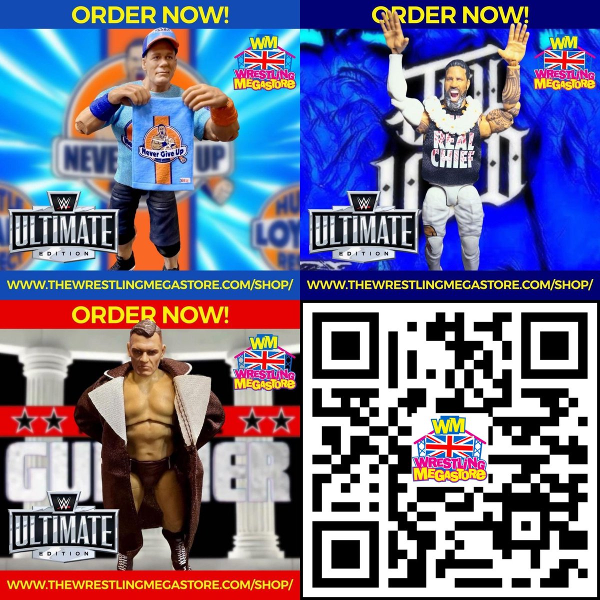 MATTEL PRE ORDERS GALORE!! Some pre-orders have went up today and proving very popular! Secure yours now with just a shopping deposit required until arrival 👏👏 thewrestlingmegastore.com/shop/