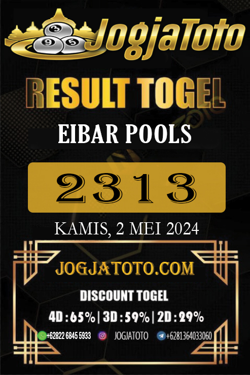 RESULT TOGEL 2 MEI 2024 JOGJATOTO.

⭐️EIBAR POOLS⭐️
⭐️2313⭐️

DI COBA HOKI NYA BERSAMA JOGJATOTO Link :https:/linkr.bio/jogjatotologin

#JOGJATOTO #resulttogel #togelonline #hasilresultjogjatoto #togelonline #RESULTTOGEL #angkatogel #EIBARPOOLS