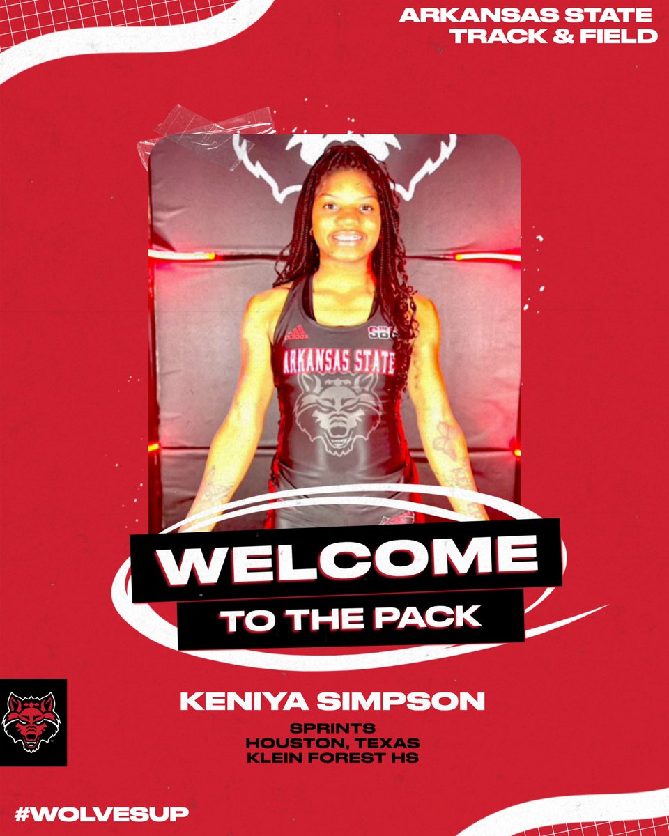 Welcome to the Pack, Keniya! ✍️ 🐺 Keniya Simpson ⚫️ Sprints 📍 Houston, Texas | Klein Forest HS #WolvesUp